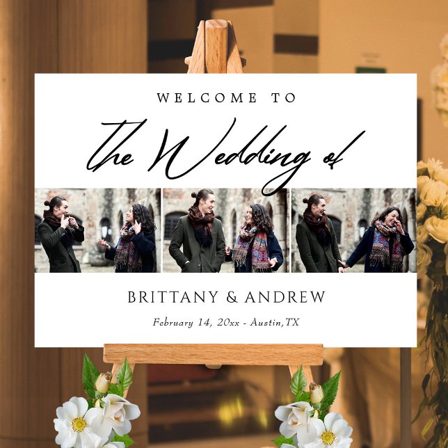 Poster Quadros do Amor: Personalizar o Sinal de Boas-vind (Love's Frames Custom Picture-Perfect Welcome Sign)