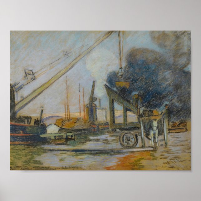 Poster Quai de la Rapée, Paris (1884) Armand Guillaumin (Frente)