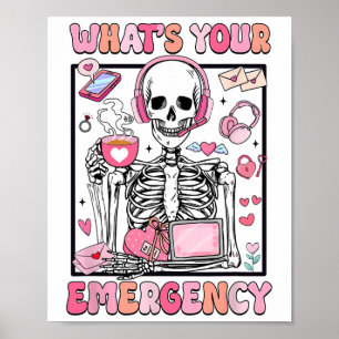 Poster Qual é a sua emergência no Dia dos Namorados 911 D