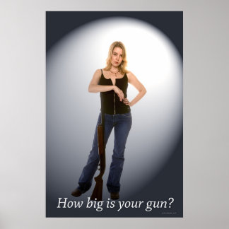 Poster Qual é o tamanho da sua arma