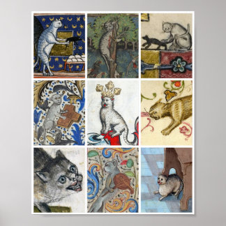 Poster Qual Gato Medieval Você Está Hoje?