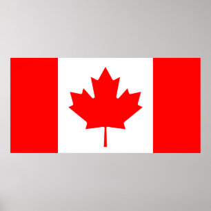 Pôster Qualidade de bandeira do Canadá