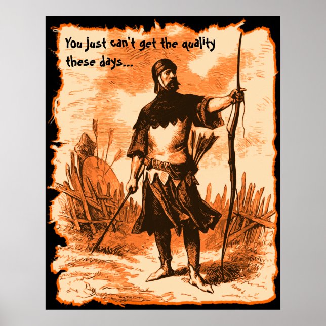 Poster Qualidade hoje em dia... (Frente)