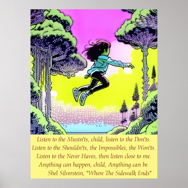 Poster Qualquer coisa pode acontecer, criança, qualquer c (Frente)