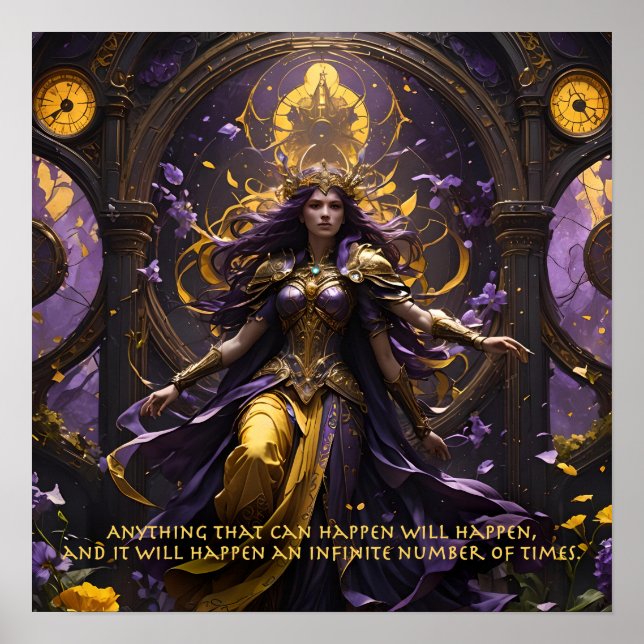 Poster Qualquer coisa que possa acontecer acontecerá Post (Frente)