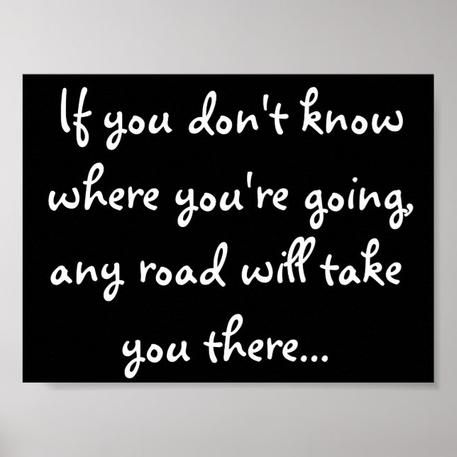 Poster Qualquer estrada (Frente)