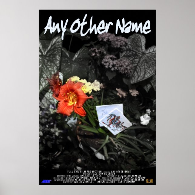 Poster Qualquer outro nome (Frente)
