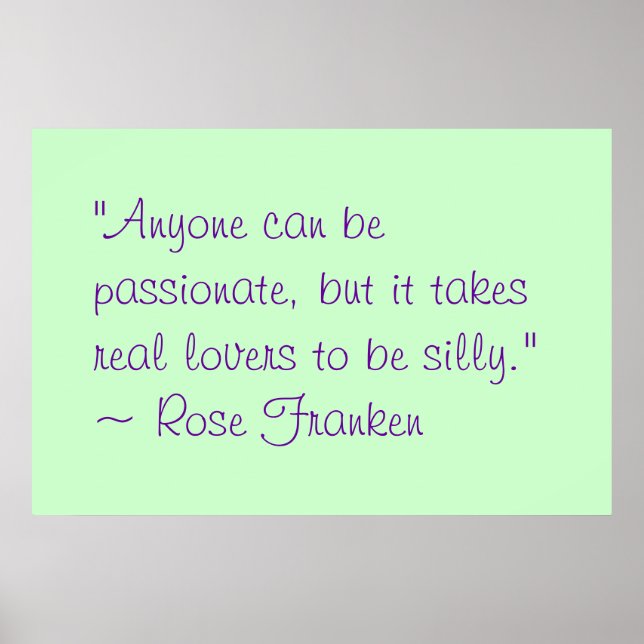 Pôster Qualquer Um Pode Ser Apaixonado (Frente)