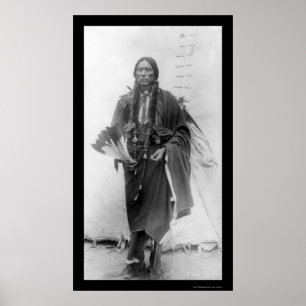 Poster Quanah Parker, chefe indiano 1909 do Comanche