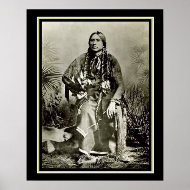 Poster Quanah Parker - Último Chefe Comanche 16 x 20 (Frente)
