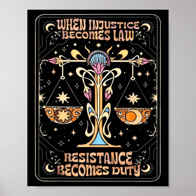Poster Quando A Injustiça Se Torna Resistência À Lei Torn (Frente)