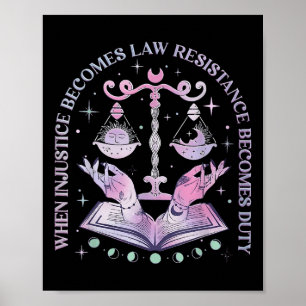 Poster Quando A Injustiça Se Torna Resistência À Lei Torn