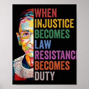 Poster Quando A Injustiça Se Torna Resistência À Lei Torn