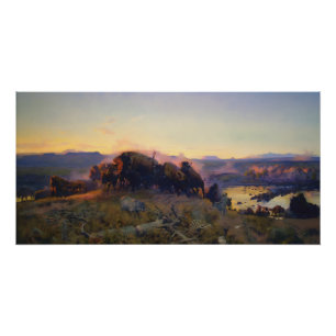 Pôster Quando a Terra Pertencia a Deus por C.M. Russell