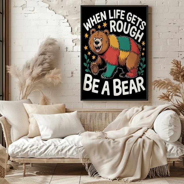 Poster Quando a vida nascer, seja um urso (Criador carregado)