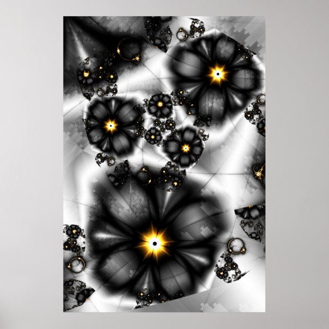 Pôster Quando Dourado Se Transforma Em Cinzas (Frente)