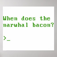 Quando é que o Narwhal Bacon VGA Reddit pergunta