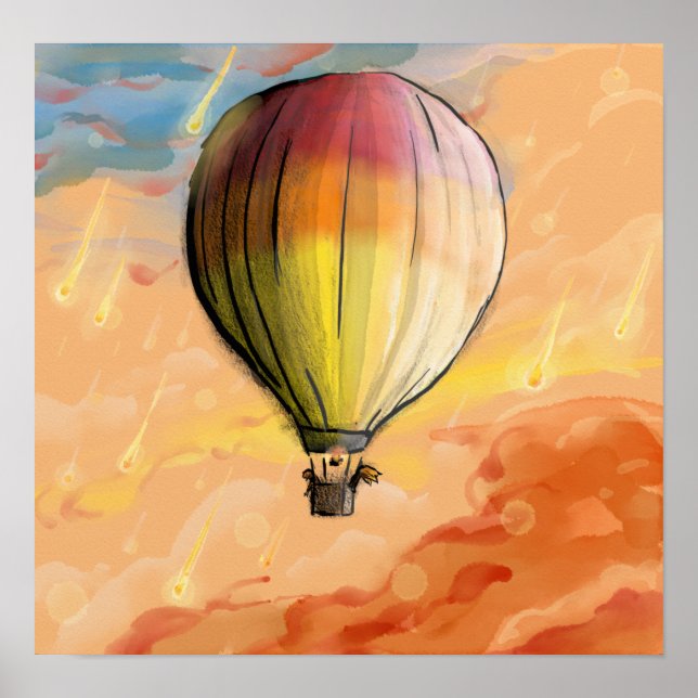 Poster Quando o céu vai parar? (Frente)