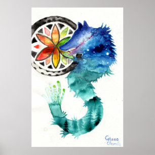 Poster quando o lobo daciano está faltando a floresta