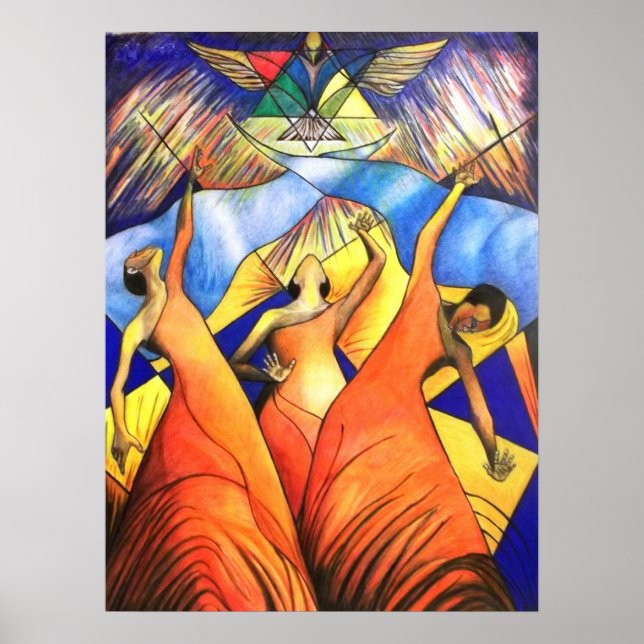 Pôster Quando os louvores subirem (Frente)