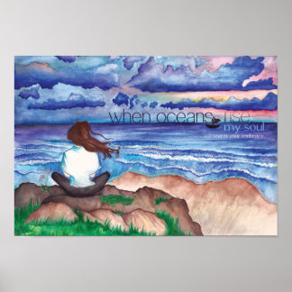 Poster Quando os oceanos sobem