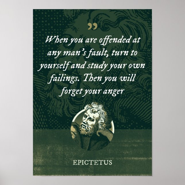 Poster Quando se ofende por culpa de qualquer homem, vire (Frente)