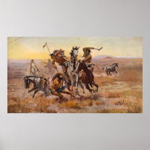 Pôster Quando Sioux e os Blackfeet se encontraram por
