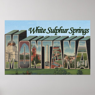 Pôster Quando Sulphur Springs, Montana