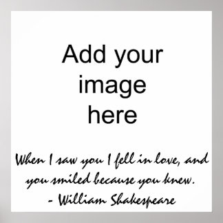 Pôster Quando te vi, apaixonei-me - Wall Art