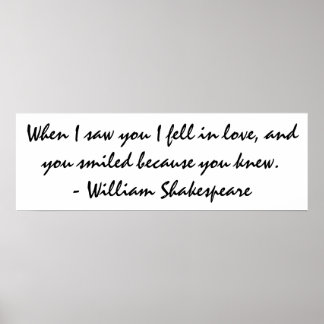 Pôster Quando te vi, apaixonei-me - Wall Art
