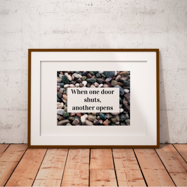 Poster Quando uma porta fecha, outra abre aspas (Criador carregado)