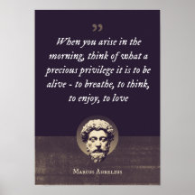 Quando você surgir de manhã, pense em que