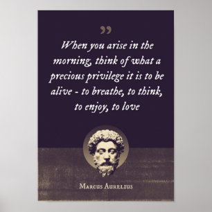 Poster Quando você surgir de manhã, pense em que