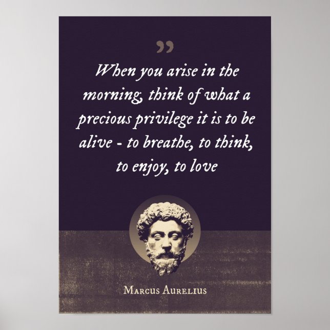 Poster Quando você surgir de manhã, pense em que (Frente)