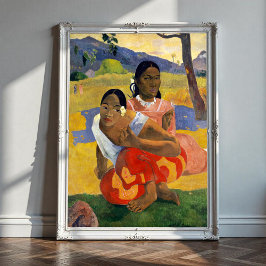 Poster Quando você vai Casado de Paul Gauguin?
