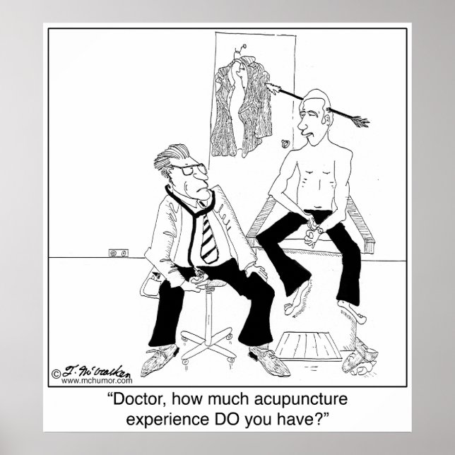 Pôster Quanta Experiência De Acupuntura Você Tem? (Frente)