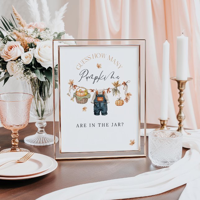 Poster Quantas abóbora no Chá de fraldas Russo do Jar (Criador carregado)