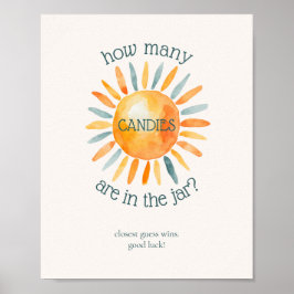 Poster Quantas Candies vem o Chá de fraldas do Filho