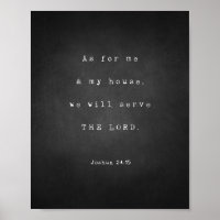 Quanto a mim e à minha casa, O SENHOR, Joshua vers