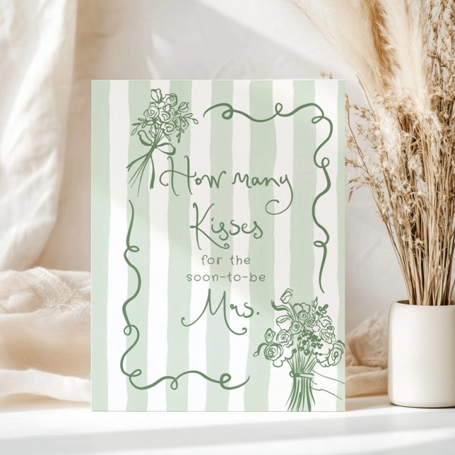 Poster Quantos beijos o chá de panela Whimsical (Criador carregado)