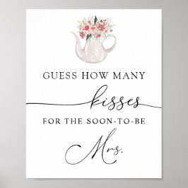 Poster Quantos beijos para que em breve seja a Sra. Sinal