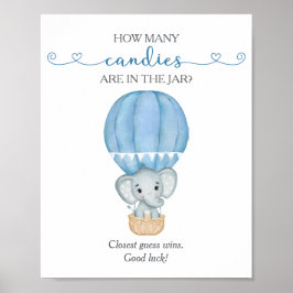 Poster Quantos Candies Blue Elepher Game