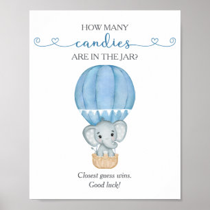 Poster Quantos Candies Blue Elepher Game