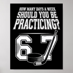 Poster Quantos Dias Por Semana Você Deve Praticar 6 7