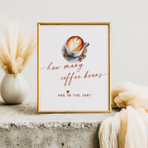 Poster Quantos Jogo de Chá de panela do Café Beans