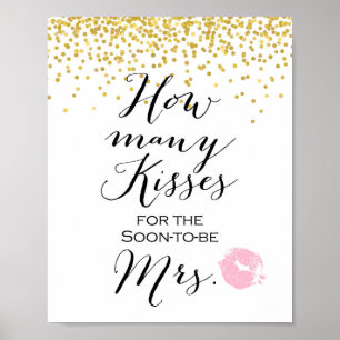 Poster Quantos Kisses - Sinal de Jogo