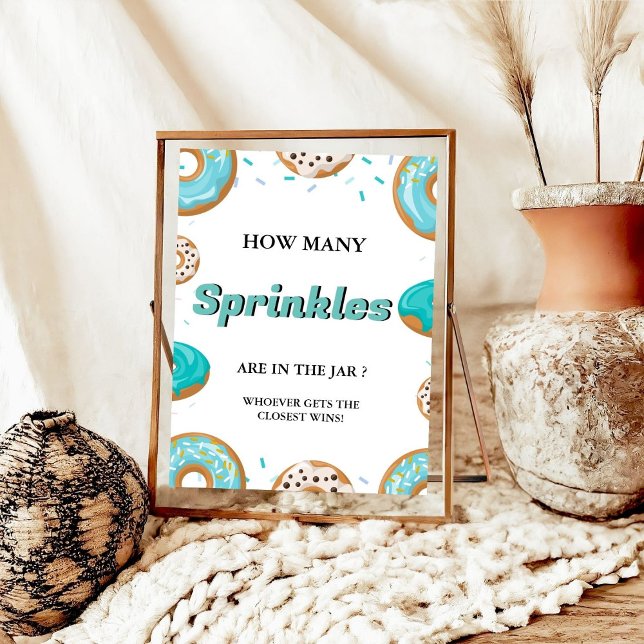 Poster Quantos SPrinkles No Jogo do Chá de fraldas Jar (Criador carregado)