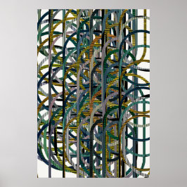 Poster Quantum Geometric Pattern