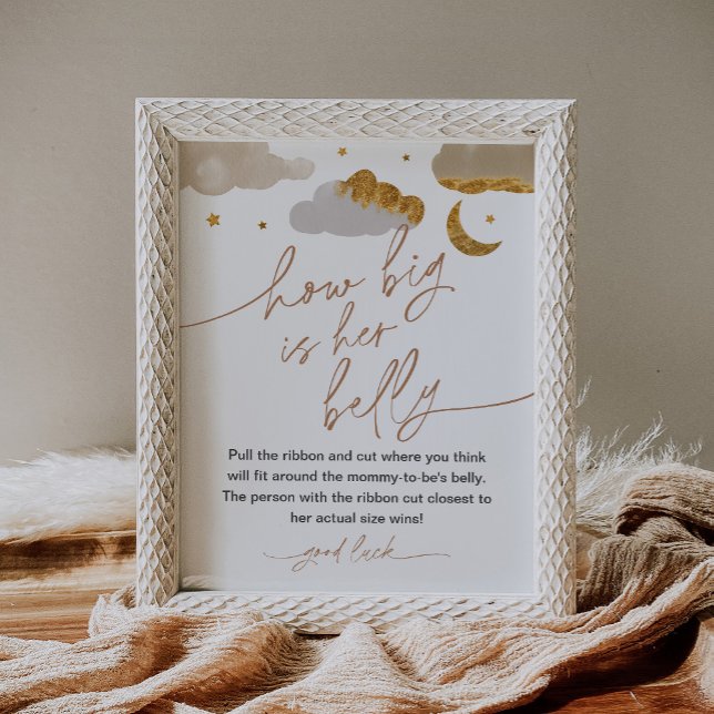 Poster Quão Grande É O Chá de fraldas De Torção Da Belga  (Criador carregado)