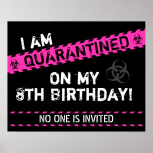 Poster Quarentena Aniversário